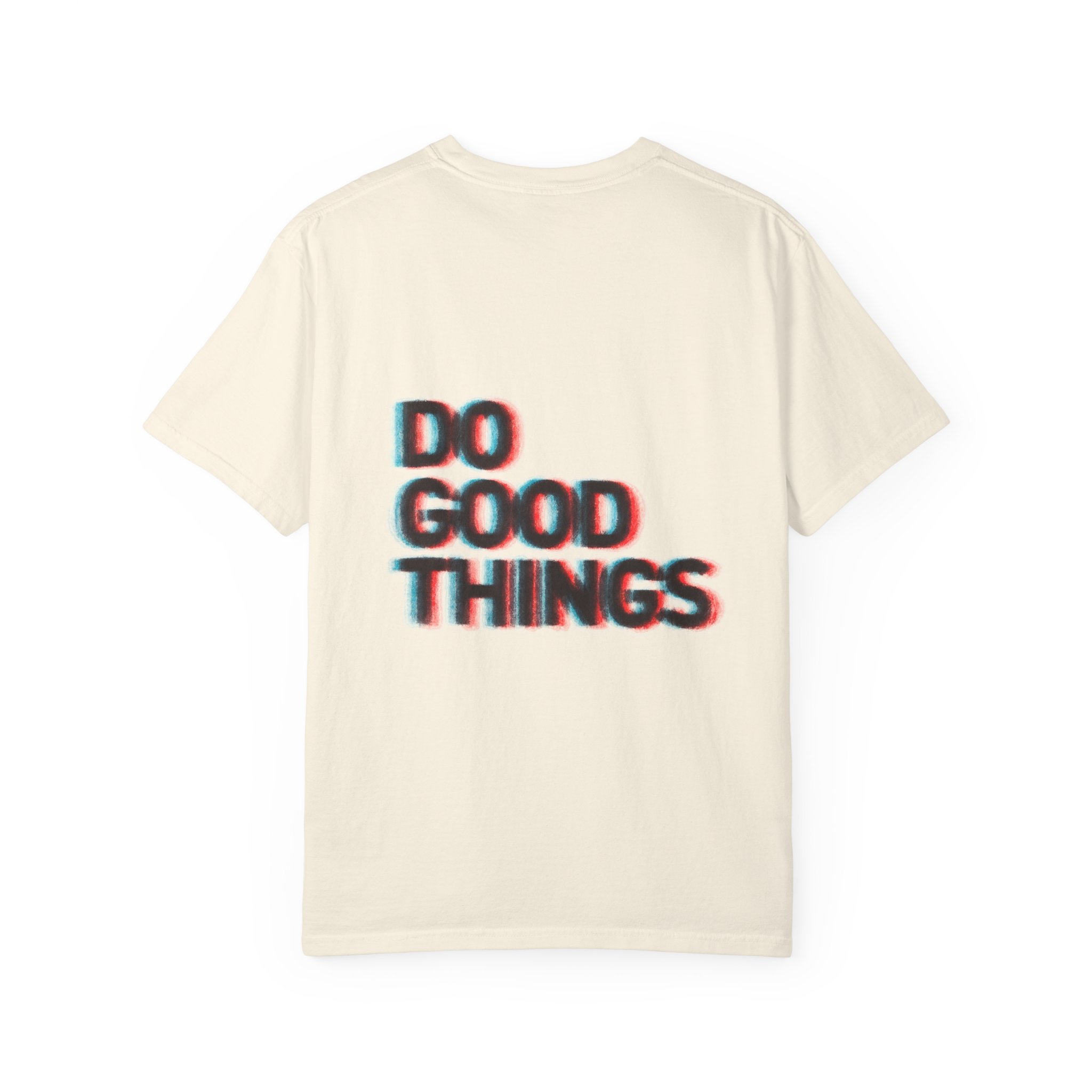 Do Good Things tee — natural