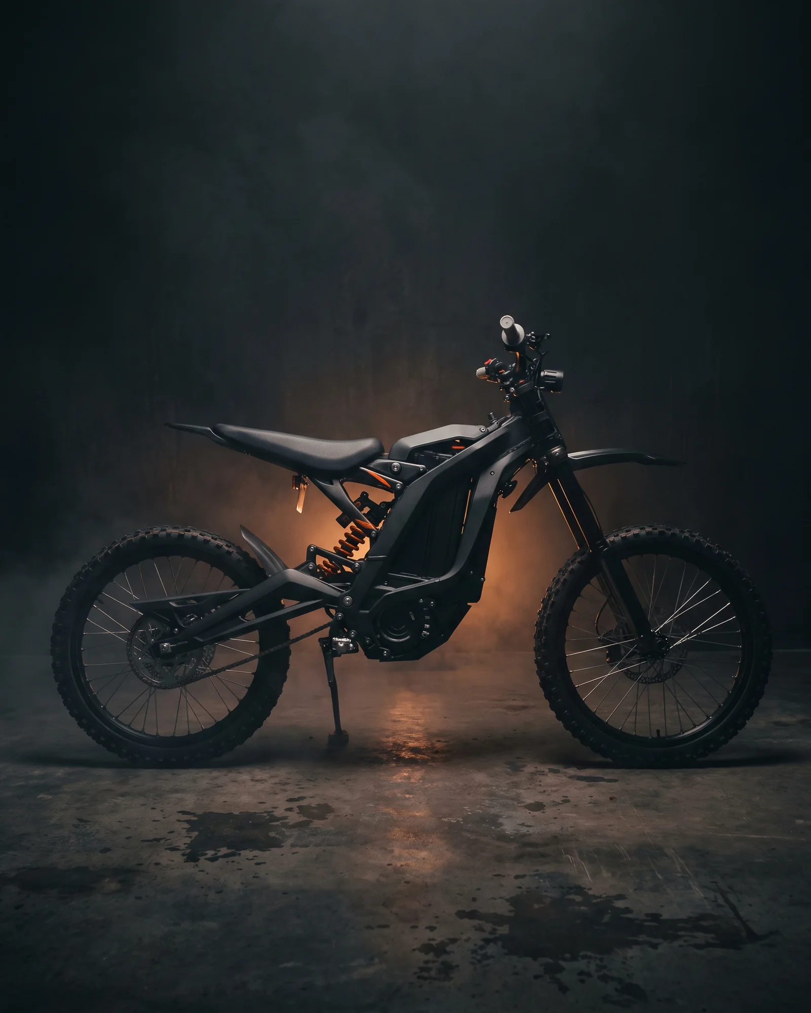 Brand reel still — studio dirt bike